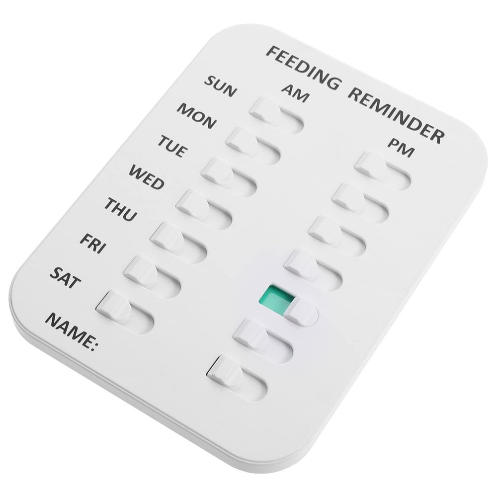 BUGUUYO 2-Piece Pet Feeding Reminder Charts for Cats and Dogs
