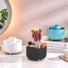 DASITON 360° Rotating Makeup Organizer with 5 Compartments, Black view 3