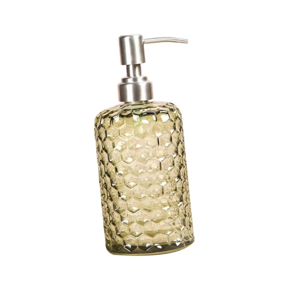 Cabilock 500 ml Glass Pump Dispenser for Shampoo or Lotion