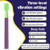 Oral Sensory Stimulation Kit with 6 Soft Textured Heads, Purple view 2