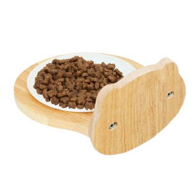 Pet Food and Water Bowls, Bear-Head Design, Sturdy