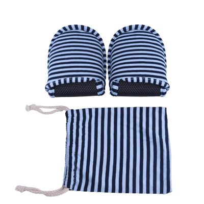UPALDHOU Men's Soft Cotton Travel Slippers with Bag, Foldable Non-Slip House Slippers
