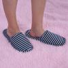 UPALDHOU Men's Soft Cotton Travel Slippers with Bag, Foldable Non-Slip House Slippers view 3