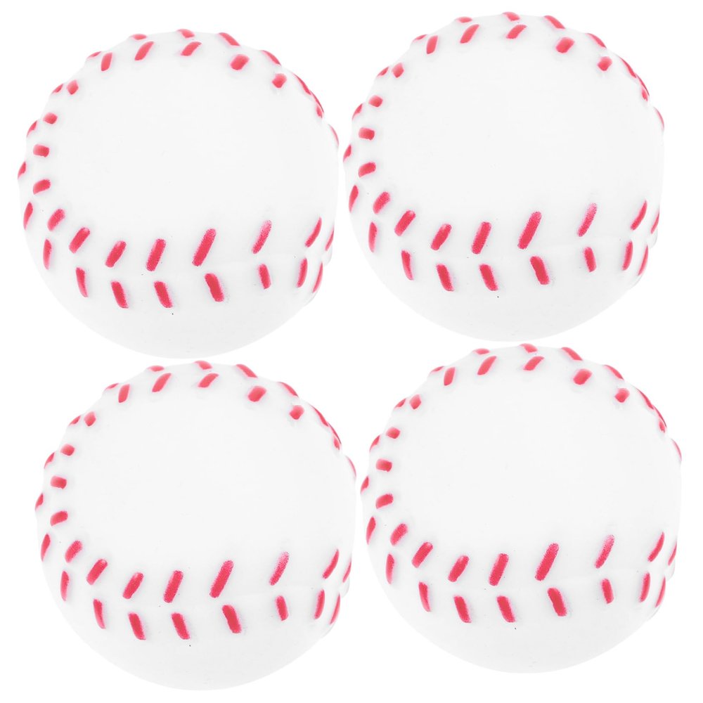 DECOMELODY 4-Pack Dog Toy Squeaky Tennis Balls