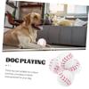 DECOMELODY 4-Pack Dog Toy Squeaky Tennis Balls view 4