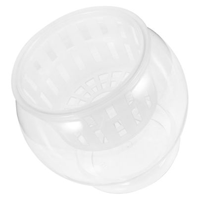 DECOMELODY Small Plastic Aquarium Pot for Fish