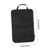 Car Backseat Organizer with Folding Table, Black Oxford Fabric view 2
