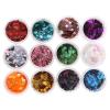ROYJJ 12-Color Mixed Makeup Glitter, Face, Body, Eye, Hair, Epoxy Resin, Festival, Hexagon Sequins view 2