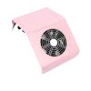 EDEDE 40W Nail Dust Collector, Powerful ABS Nail Vacuum with Fan, Quiet Manicure Machine with Vacuum Bag, White/Pink view 2