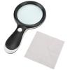 Mavaol 10x Handheld Magnifying Glass, LED-Lit, Adjustable Lighting, Scratch-Resistant, Portable, Ideal for Seniors, Crafts, Reading, Cards and Stamps view 2
