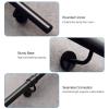 Black Metal Iron Stair Handrail for Indoor and Outdoor Use, 330 cm view 3