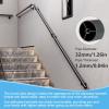 Black Metal Iron Stair Handrail for Indoor and Outdoor Use, 330 cm view 4