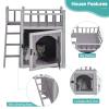 Akinerri Weatherproof Outdoor Cat House view 2