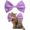AWOCAN Cat Collar with Large Bow, Adjustable, Breakaway view 1