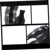 Beavorty 2-Piece Lace Headbands, Wide Non-Slip Headbands for Women and Girls, Black and Navy Blue view 3
