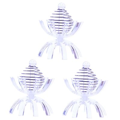 HAPINARY 3-Piece Transparent Shrimp Feeding Station