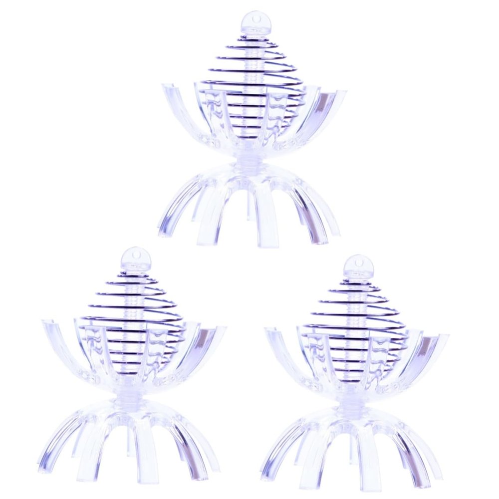 HAPINARY 3-Piece Transparent Shrimp Feeding Station