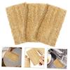 Cabilock 3-Pc. Natural Loofah Sponges for Dishwashing, Highly Absorbent and Quick-Drying, Green Khaki view 4