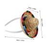BESPORTBLE Lightweight Pet Straw Hat Headband for Dogs view 2
