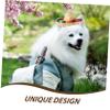 BESPORTBLE Lightweight Pet Straw Hat Headband for Dogs view 3