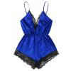Women's Sexy Open-Bottom Lingerie Set, Blue, XXL view 2