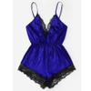 Women's Sexy Open-Bottom Lingerie Set, Blue, XXL view 3