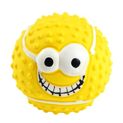 Squeaky Latex Dog Toy Ball