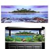 Akozon Underwater Scene PVC Background Sticker for Aquariums view 2