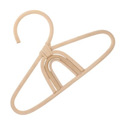 Beige Rattan Children's Hangers for Boys and Girls