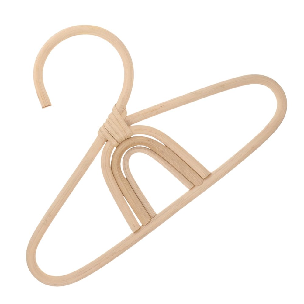 Beige Rattan Children's Hangers for Boys and Girls