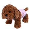 Akozon Dog Harness with Physiological Pants - Polka Dot Light Pink (S/10) view 1