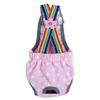 Akozon Dog Harness with Physiological Pants - Polka Dot Light Pink (S/10) view 2