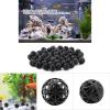 Akozon 36 mm Bio Balls for Aquarium Filters, 50-Pack with Cotton view 2