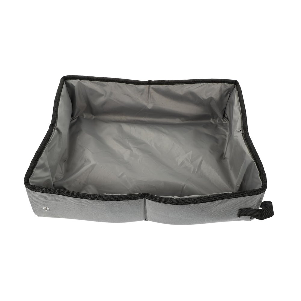 BESPORTBLE 2-Piece Foldable Waterproof Travel Cat Litter Box Set