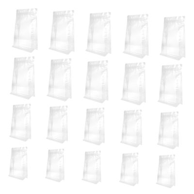 BESPORTBLE 30-Piece Self-Sealing Food Storage Bags, Transparent Thick Storage Bags for Snacks and Pet Food, Moisture-Resistant and Easy