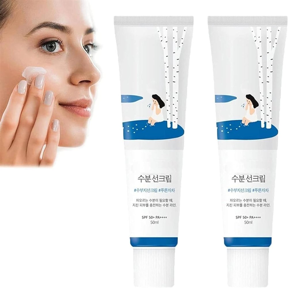 Lovelycat Korean Facial Sunscreen SPF50+ PA+++ with Birch Sap Moisturizing Essence