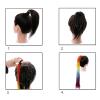Braided Colorful Hair Extension Elastic view 4