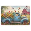 Vintage Truck Yellow Washable Bed Pads, Reusable, Leakproof, 34 x 52 in view 1