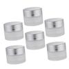 6-Pack 5 g Matte Glass Cream Jars for Refilling view 1