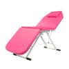SABUIDDS Portable 3-Zone Folding Massage Table with 5 cm Padding and Headrest, Pink view 1