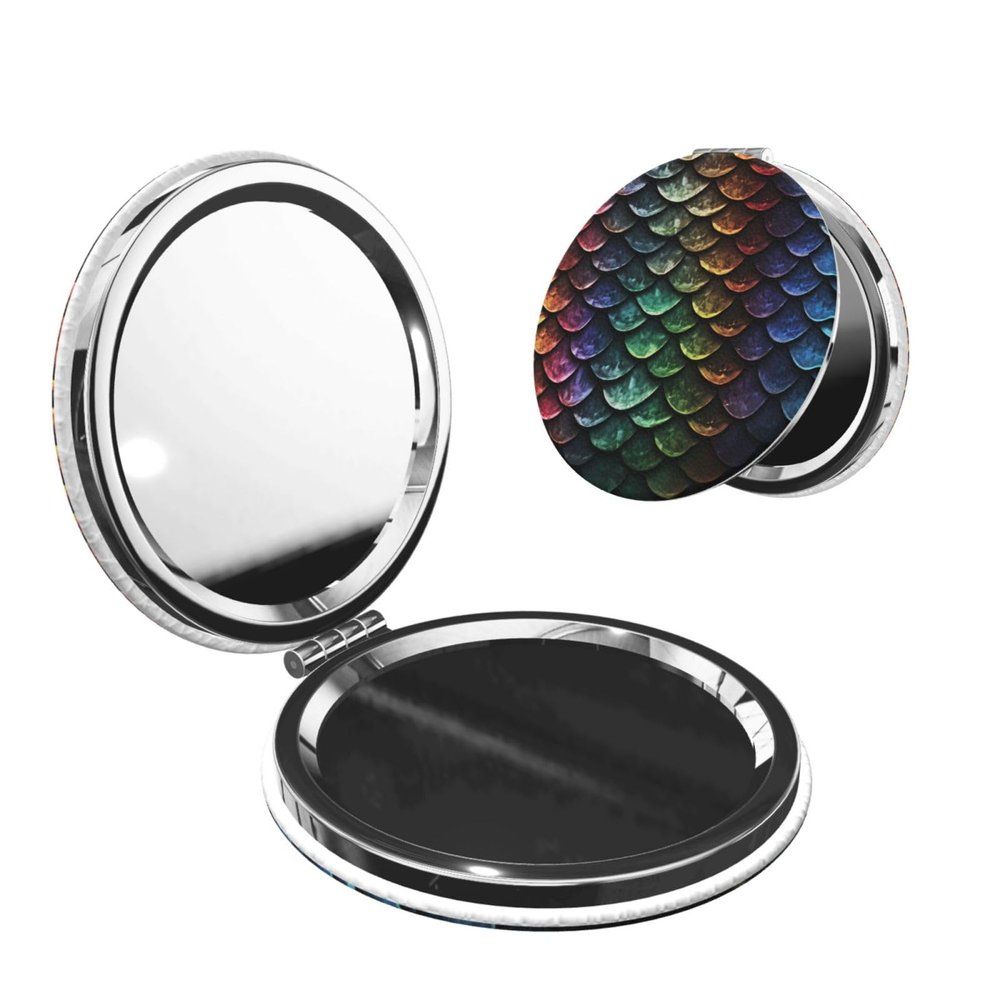 DWVTFSM Dragon Scale Compact Mirror, 1x/2x Magnification
