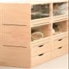 Natural Wooden Terrarium, 60 x 40 x 42 cm, Stackable and Expandable view 4