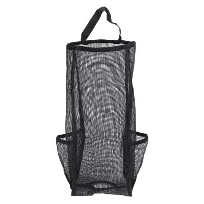 Glomora Plastic Bag Holder, Polyester Mesh, Foldable and Washable