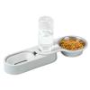 Stainless Steel Portable Automatic Feeder and Water Dispenser Set view 1