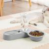 Stainless Steel Portable Automatic Feeder and Water Dispenser Set view 2
