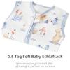 Chilsuessy Baby Summer Sleeping Bag with Feet, 0.5 TOG, 100% Cotton, Forest Animals, 90 cm view 3