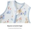 Chilsuessy Baby Summer Sleeping Bag with Feet, 0.5 TOG, 100% Cotton, Forest Animals, 90 cm view 4