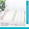 3-Tier Rolling Cart for Hair Salons and Beauty Storage, 54 x 37 x 98 cm view 4