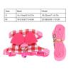KIMISS Pink Checkered Ferret Leash with Harness view 4