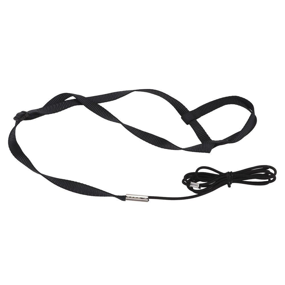Parrot Flight Leash - Lightweight Bird Harness with Black Leash for Outdoor Walks (S)